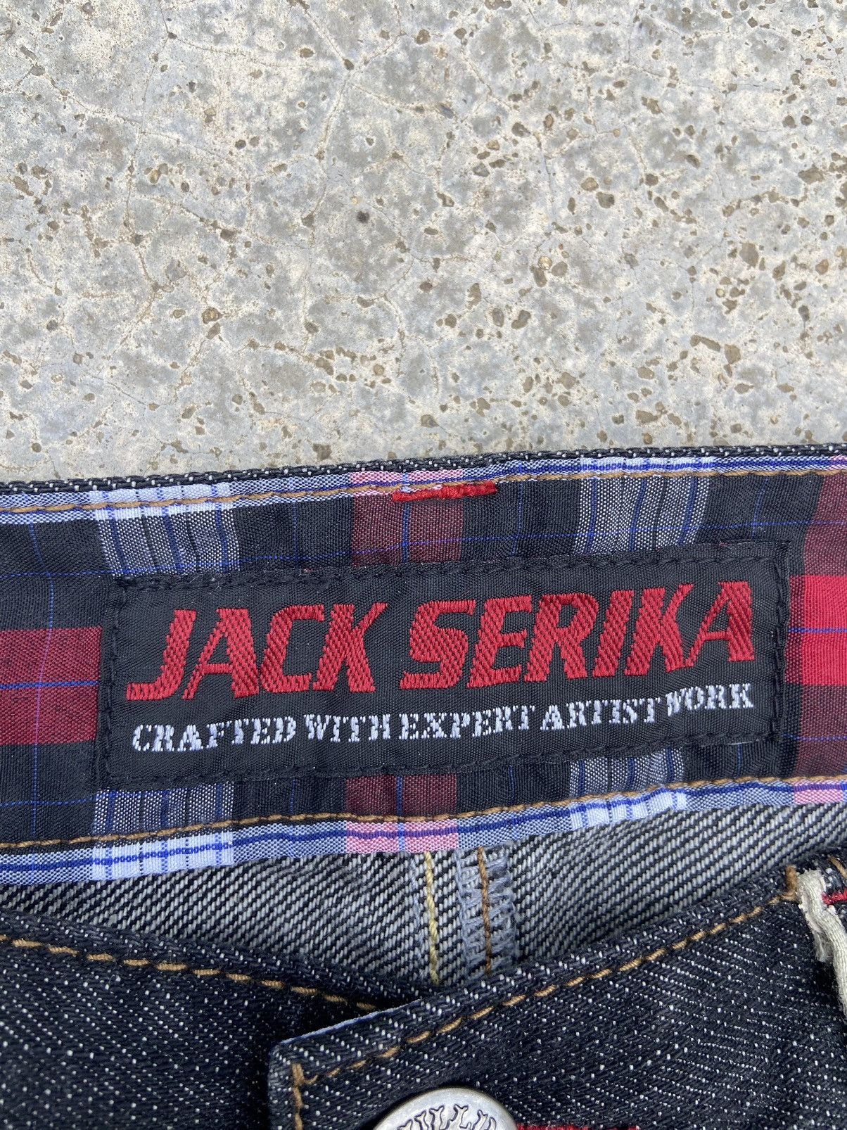 Japanese Brand 🔥 Jack Serika jeans Flared skulls if six was nine Size US 32 / EU 48 - 10 Thumbnail