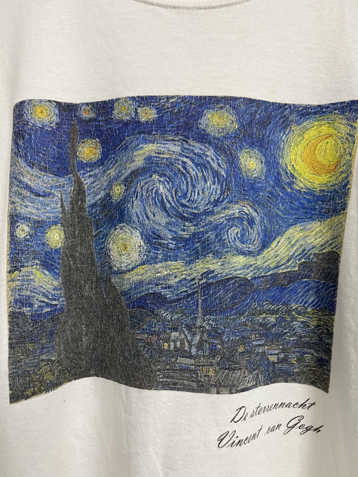 POP MART 💥De Sterrennacht Vincent Van Gogh Starry Night Art Tee Size US L / EU 52-54 / 3 - 3 Thumbnail