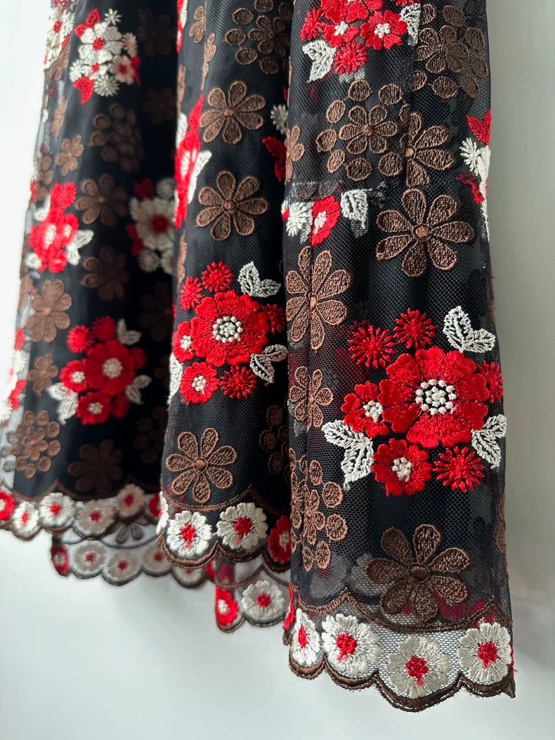 Comme des Garcons Comme Des Garcons Floral embroidered halter dress Size L / US 10 / IT 46 - 7 Thumbnail