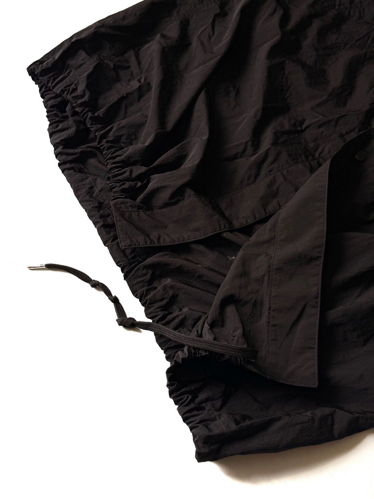 AMI Ami Men Black Windbreaker Parka Jacket S Hooded Minimalism Size US S / EU 44-46 / 1 - 7 Thumbnail