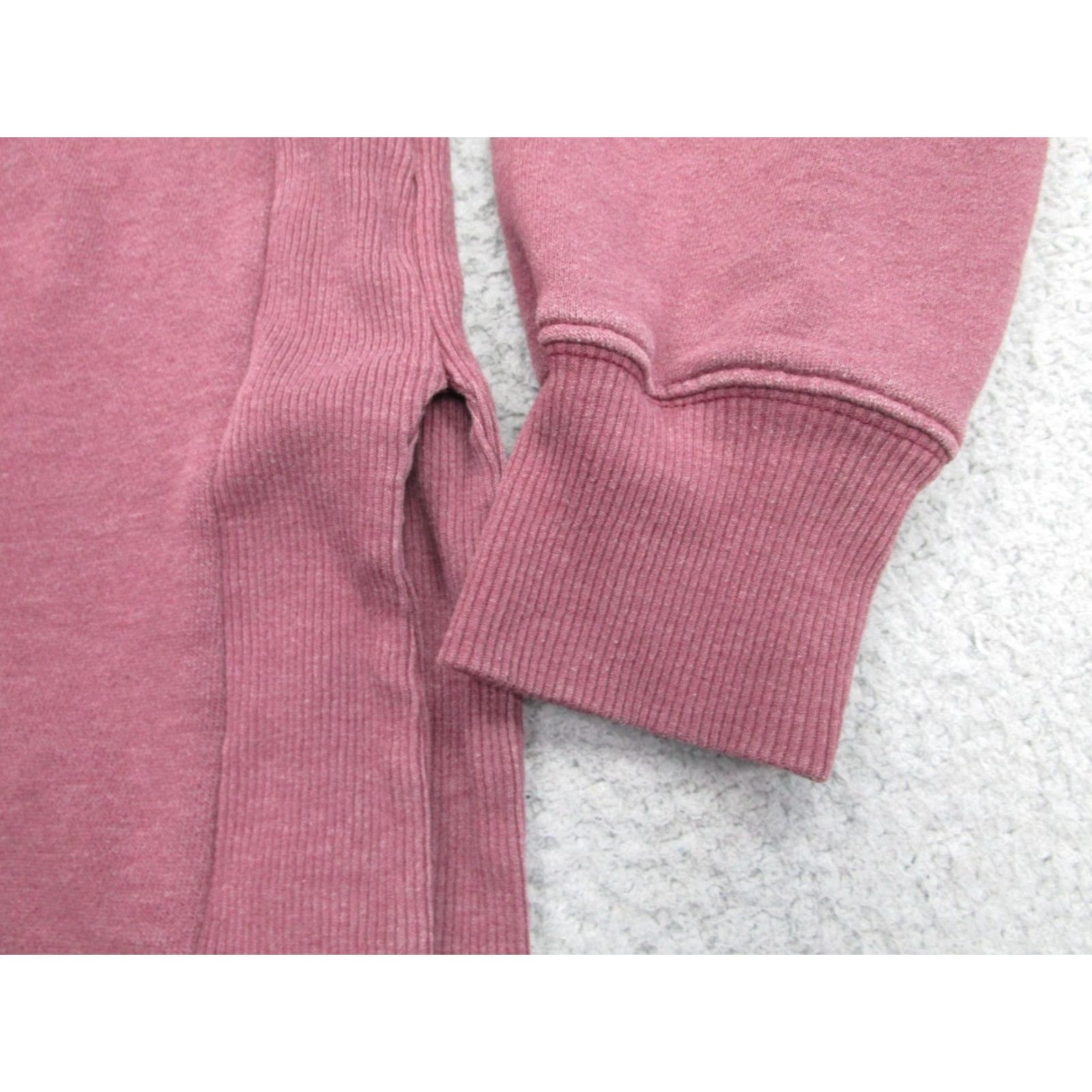 Vintage Aerie Sweatshirt Womens M Pink Crewneck Side Slit Boxy Oversized Cozy Pullover Size M / US 6-8 / IT 42-44 - 4 Thumbnail