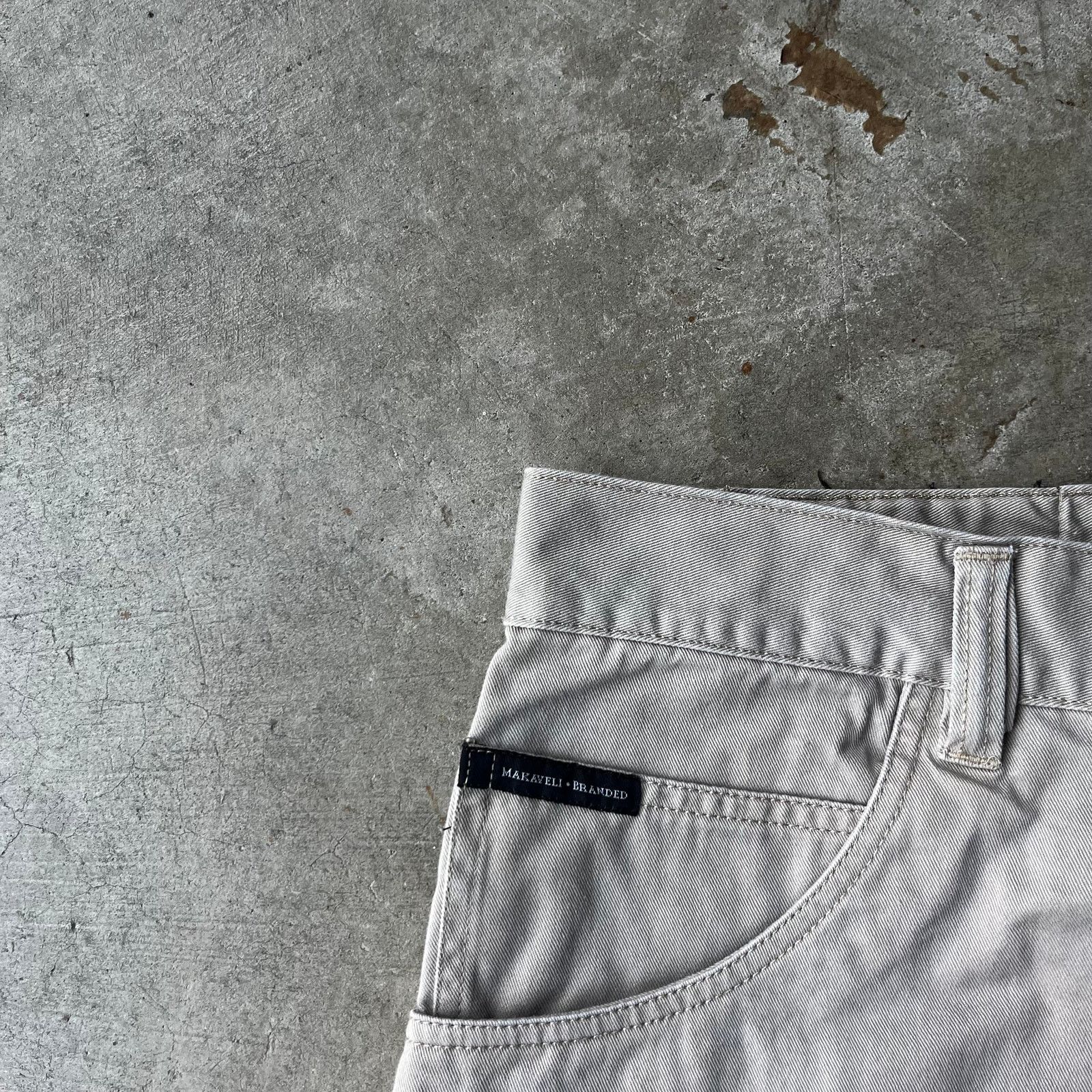 Vintage Vintage Makaveli Pants Mens 38x34 Khaki Cargo Y2K 00s Skate Size US 38 / EU 54 - 5 Thumbnail