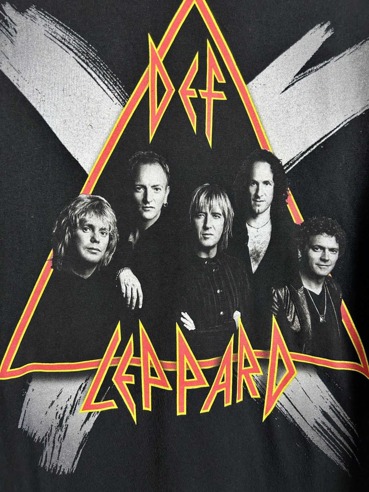 Band Tees 00s Def Leppard 2002 Concert World Tour T-Shirt Black M Size US M / EU 48-50 / 2 - 2 Thumbnail