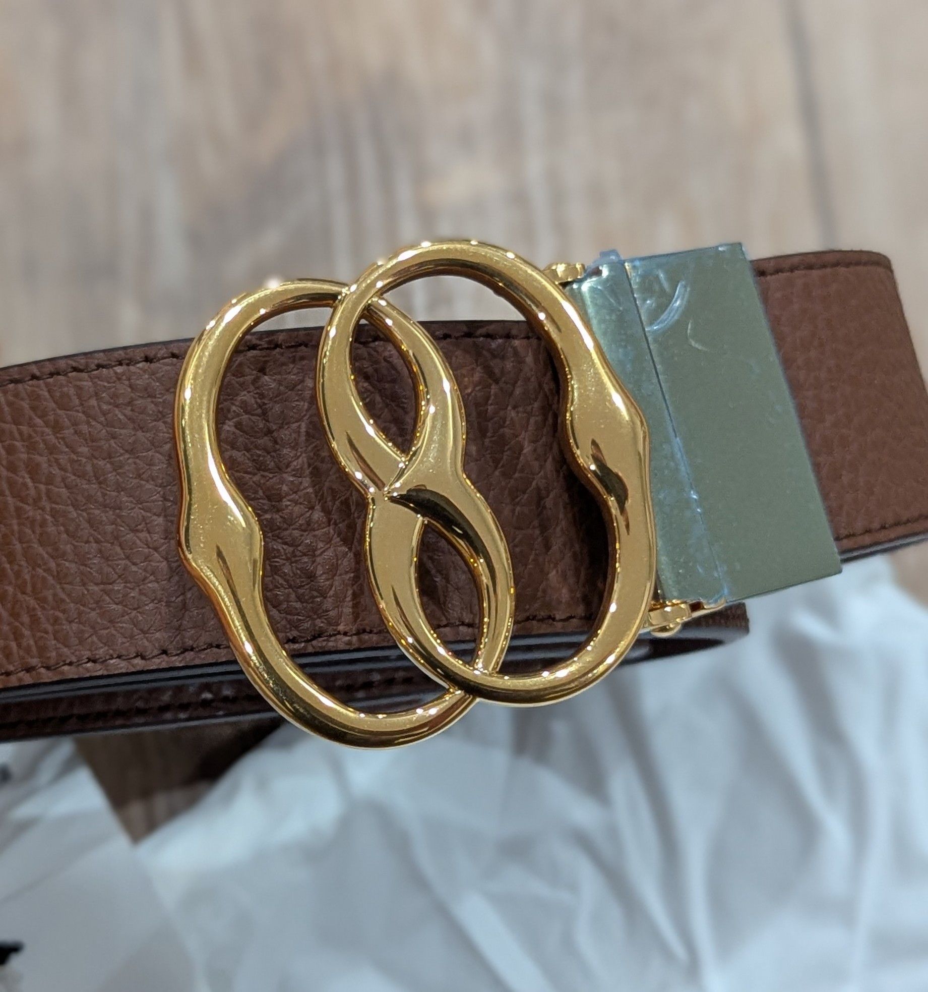 Bally Bally "Taurus" Reversible Leather Belt Brown 110 US 44 Size ONE SIZE - 2 Thumbnail