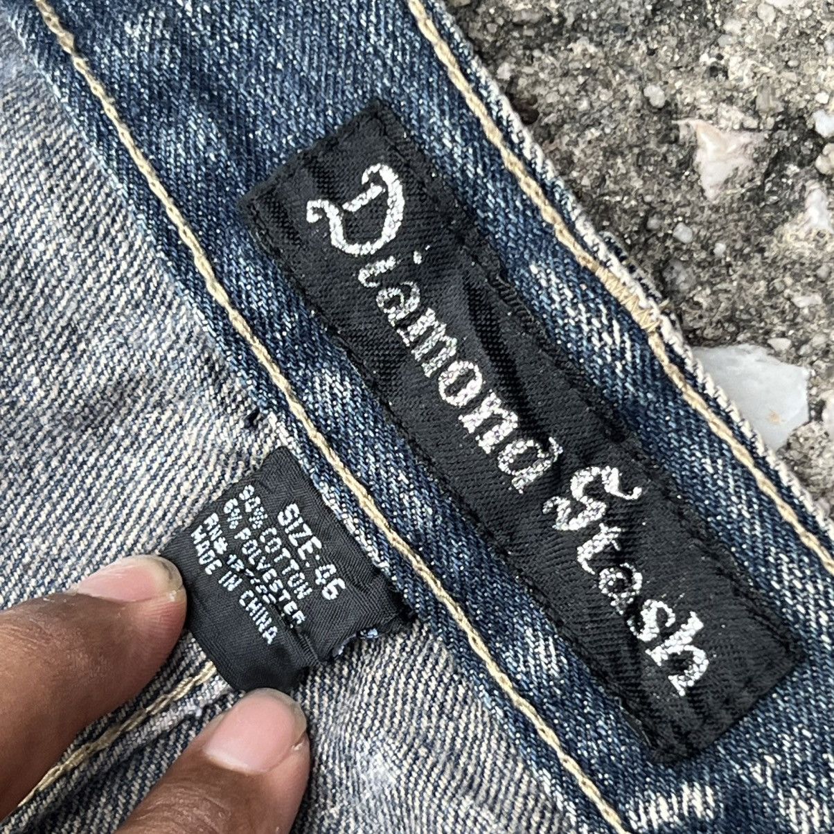 Japanese Brand “y2k style” HEAVY DISTRESSED ACID WASH JEANS Size US 43 - 7 Thumbnail