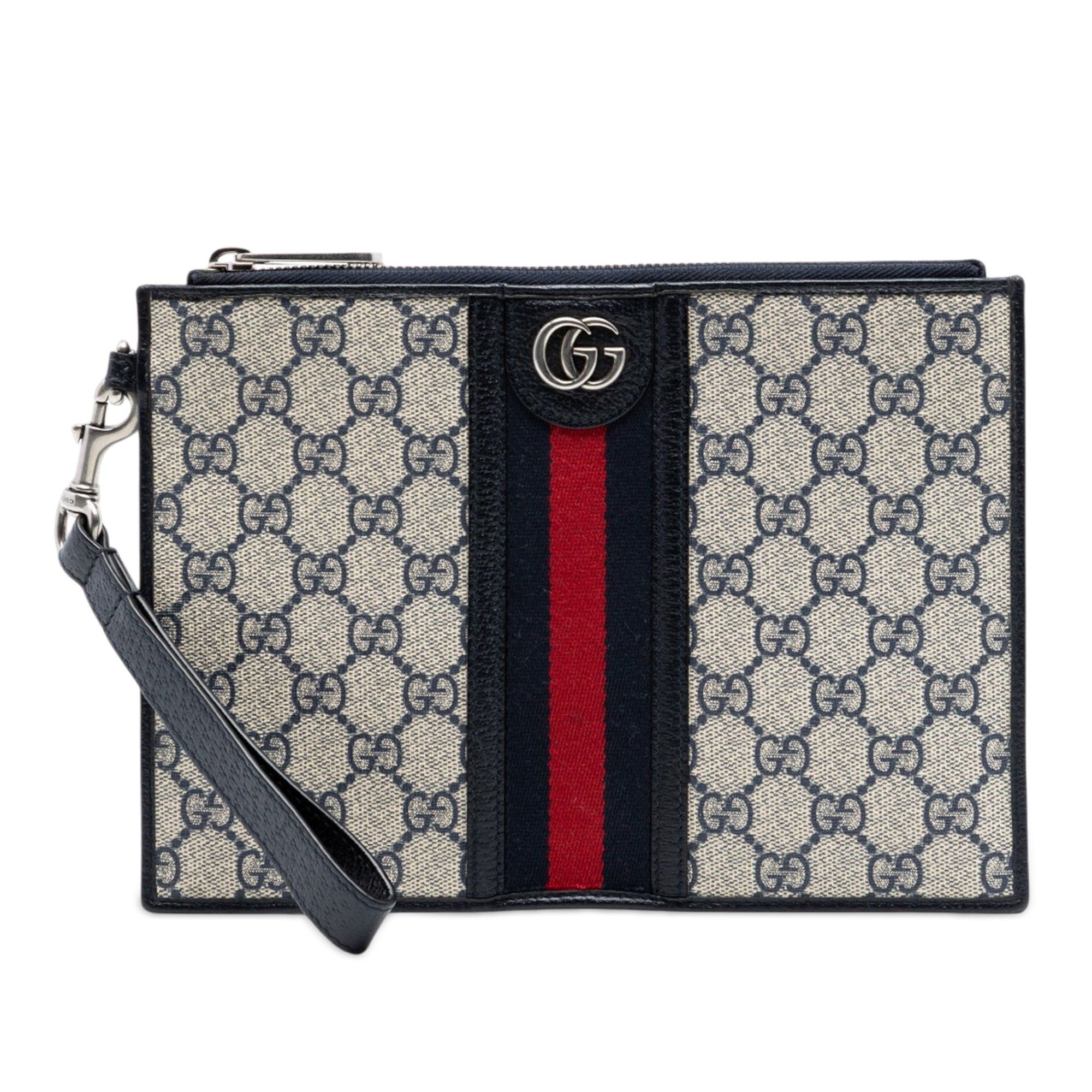 Gucci GG Supreme Web Ophidia Clutch Size ONE SIZE - 1 Thumbnail