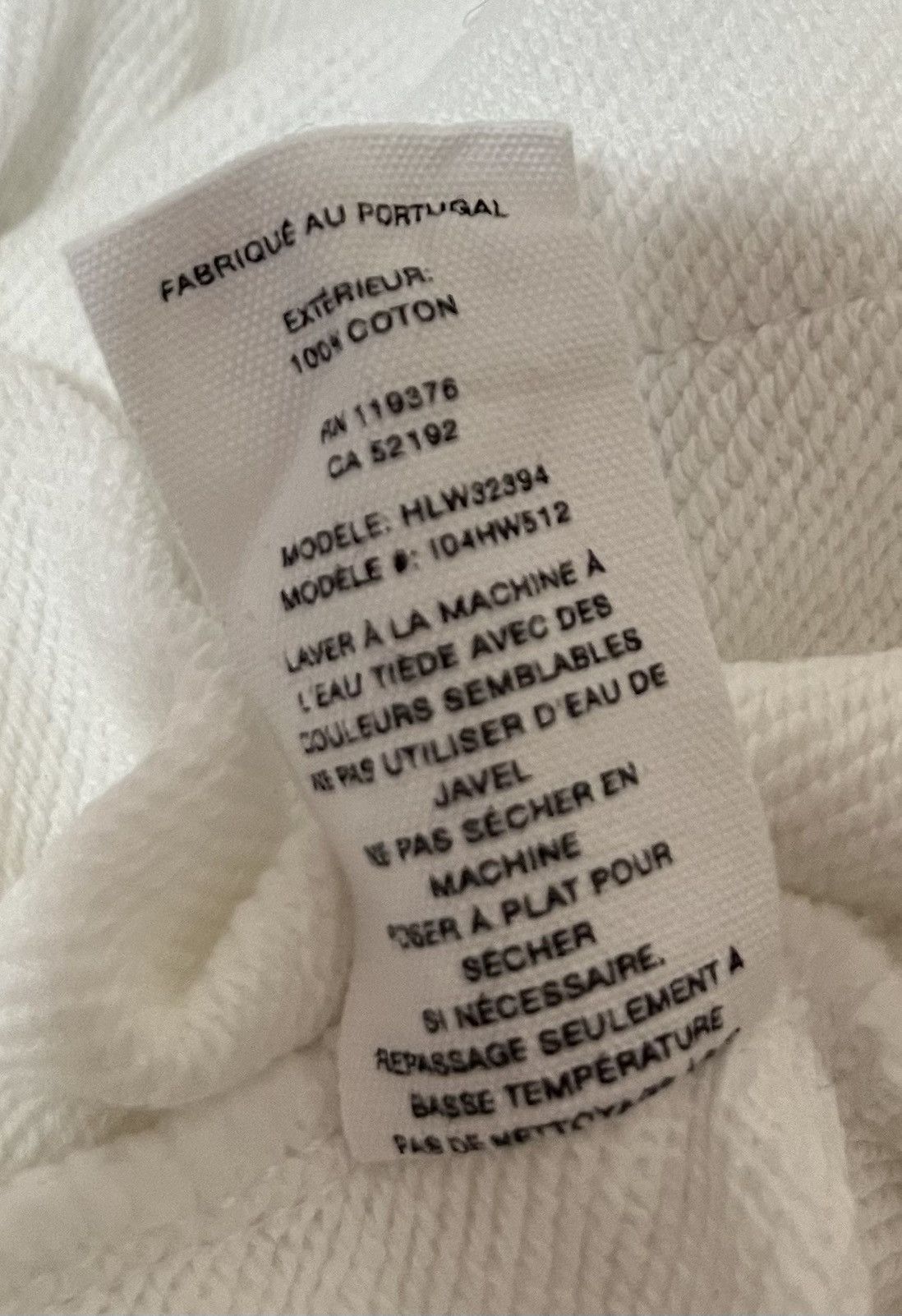 Helmut Lang *FINAL DROP* Helmut lang logo white hoodie Size US M / EU 48-50 / 2 - 3 Thumbnail