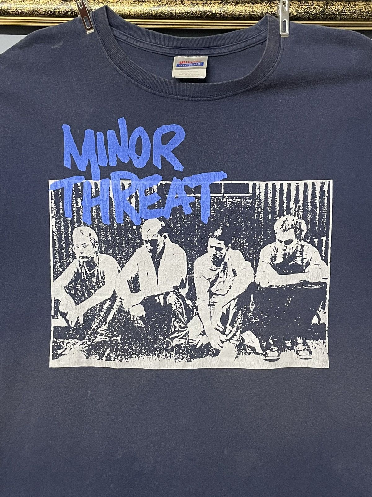 Vintage Vintage Minor Threat Out Of Step Hardcore Punk Sunfaded Tee Size US XL / EU 56 / 4 - 3 Thumbnail