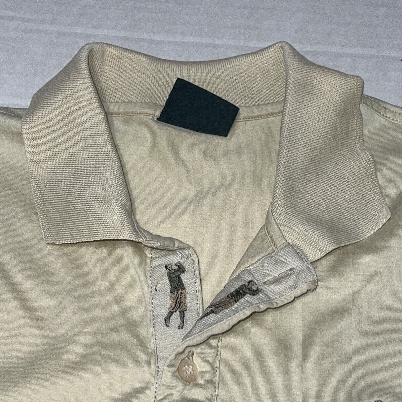Bobby Jones Bobby Jones Golf Polo Men’s Medium Bel Air C.C. Italy Yellow Size US M / EU 48-50 / 2 - 2 Thumbnail