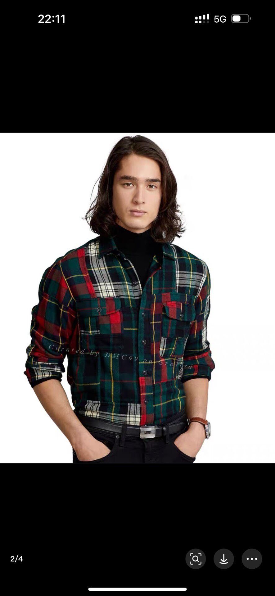 Polo Ralph Lauren Polo Ralph Lauren Patchwork Shirt Size US M / EU 48-50 / 2 - 1 Thumbnail