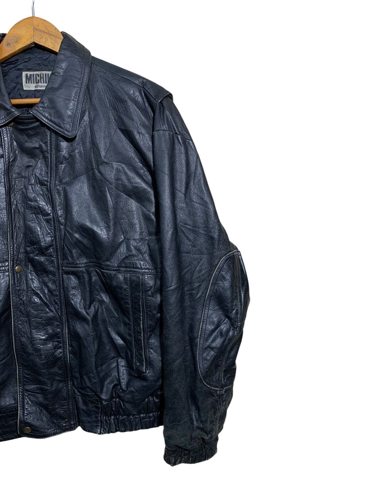 Michiko Koshino London 🔥VTG MICHIKO LONDON KOSHINO FORMULA 1 LEATHER JACKET Size US L / EU 52-54 / 3 - 7 Thumbnail