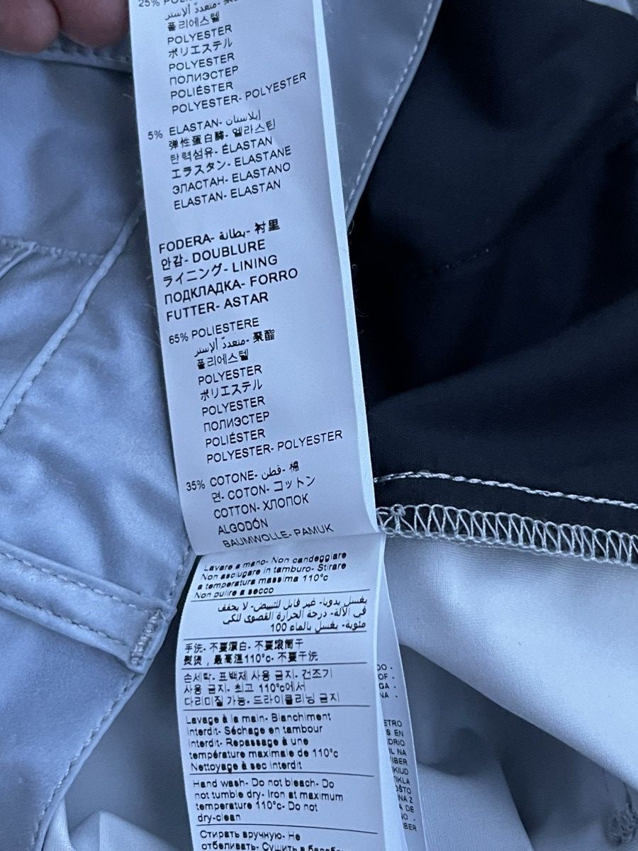 424 !DS! SS23 424 On Fairfax Reflective Grey Metallic Trousers Size US 32 / EU 48 - 21 Thumbnail