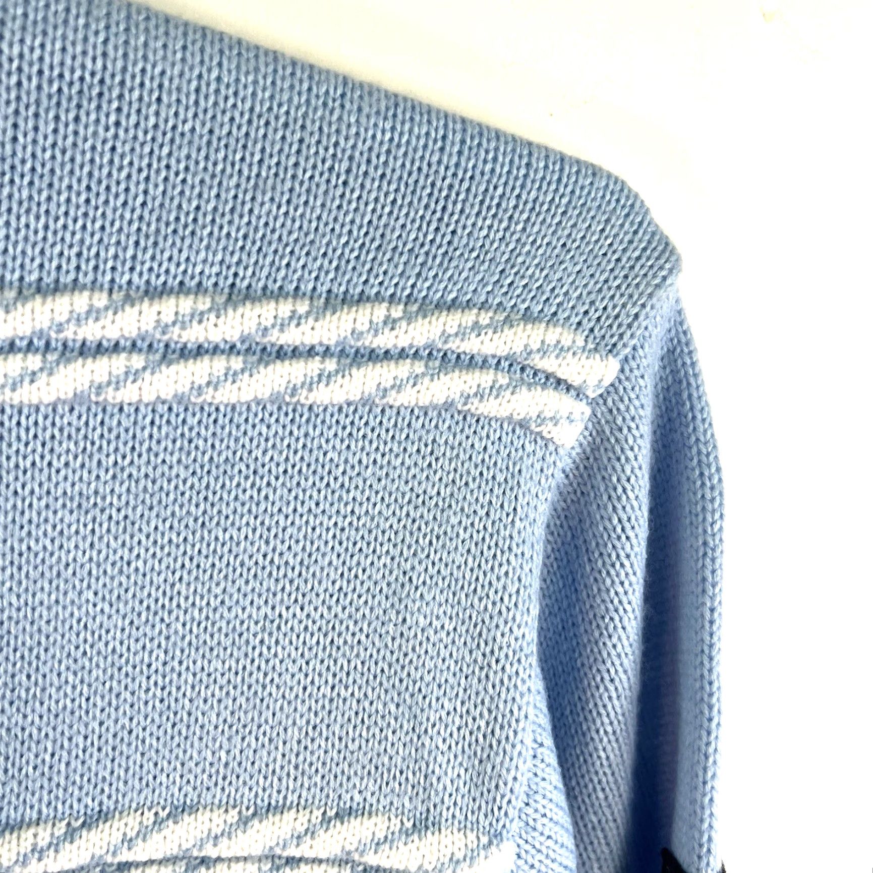 Southpole VINTAGE Southpole Sweater Pullover Men XL Blue Striped 90s Logo Knit Acrylic Winter Fall Spring Size US XL / EU 56 / 4 - 2 Thumbnail