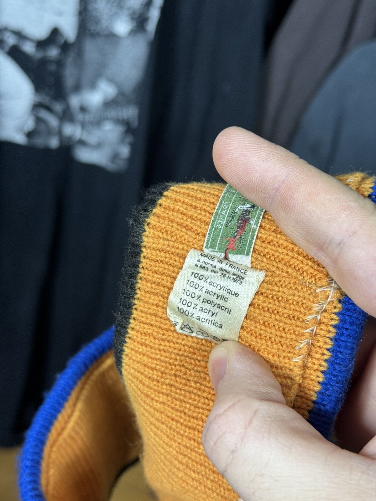 Lacoste × Vintage 80s Lacoste Handband Aztec Style Made in France Vintage Size ONE SIZE - 3 Thumbnail