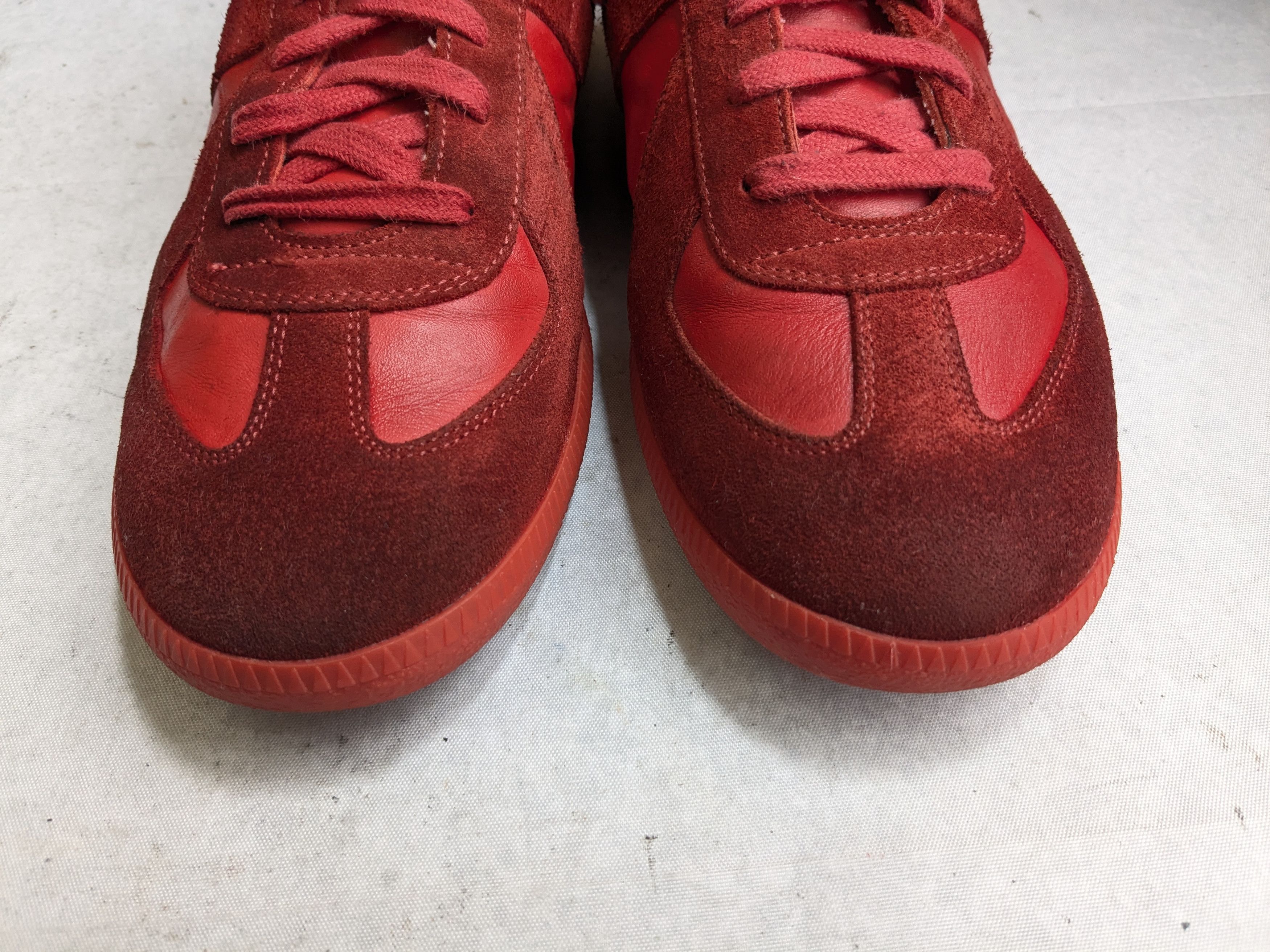 Maison Margiela Maison Margiela Replica GAT Red 10.5 43.5 Low Tops Size US 10.5 / EU 43-44 - 3 Thumbnail