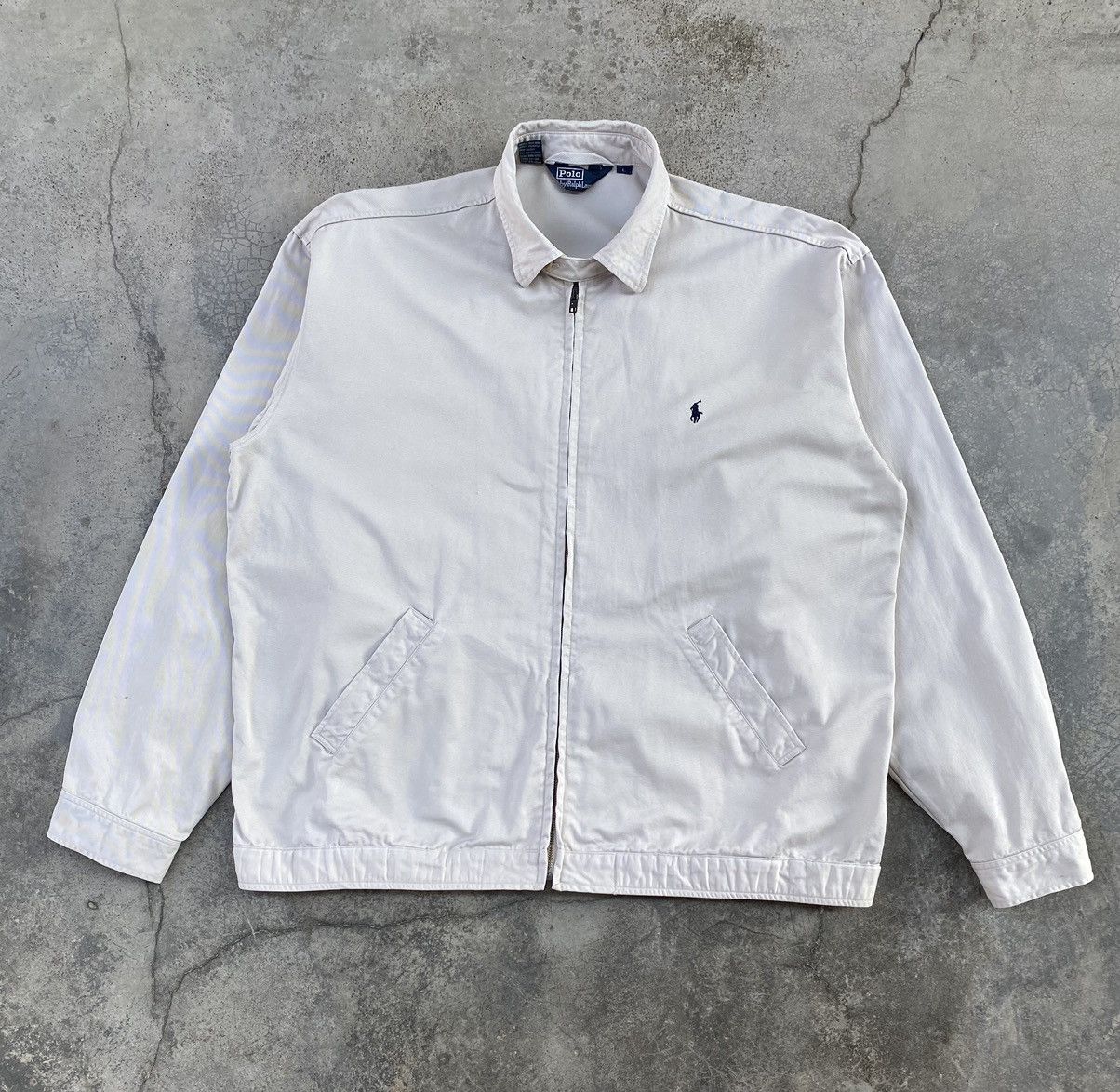 Polo Ralph Lauren Vintage 90s Polo Ralph Lauren Zipper Jacket Size US L / EU 52-54 / 3 - 1 Thumbnail