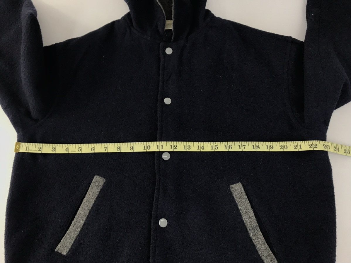 Japanese Brand Small Doll Network Varsity Hooded Jacket Wool Sleeve Size US L / EU 52-54 / 3 - 8 Thumbnail