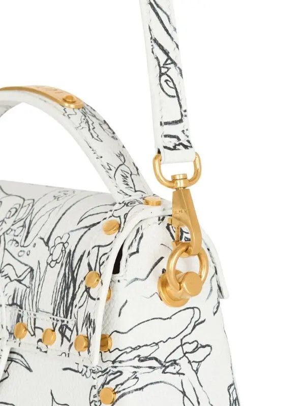 Balmain o1s1wg111225 Size:OS/X Disney B-Buzz Tote Bag in White Size ONE SIZE - 4 Thumbnail