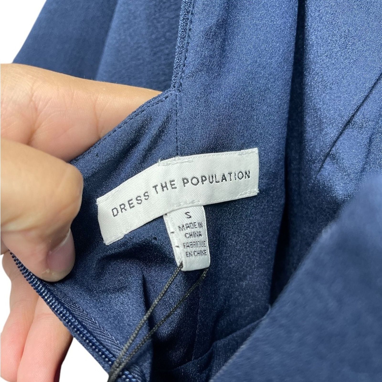 Dress the Population *BNWT* Women’s Dress The Population Blue Dress Size S / US 4 / IT 40 - 3 Thumbnail