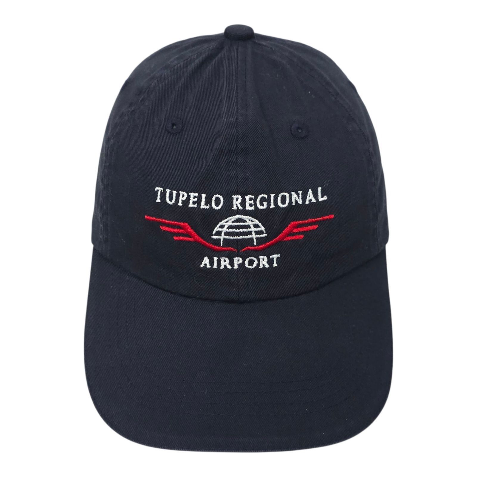 Port Authority Tupelo Regional Airport Strapback Cap Embroidered Logo Hat Size ONE SIZE - 9 Thumbnail