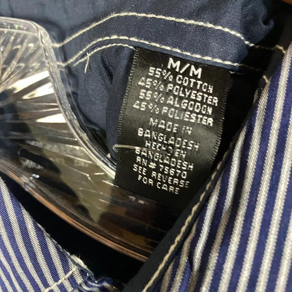 Other Michael Brandon Dress Shirt Men's Medium Striped Roll Sleeve Size US M / EU 48-50 / 2 - 5 Thumbnail