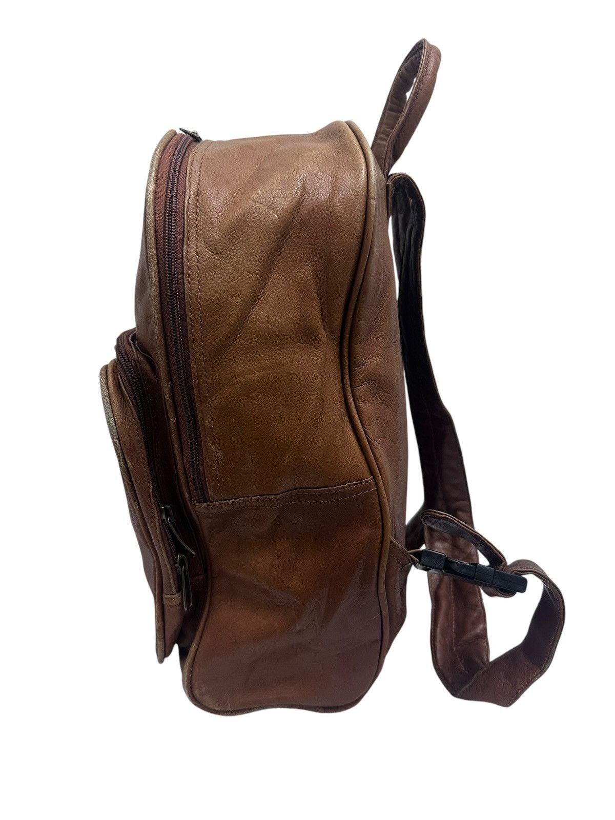 Genuine Leather × Japanese Brand × Vintage Archive Boulder Ridge Cowhide Leather Patina Backpack Size ONE SIZE - 2 Thumbnail