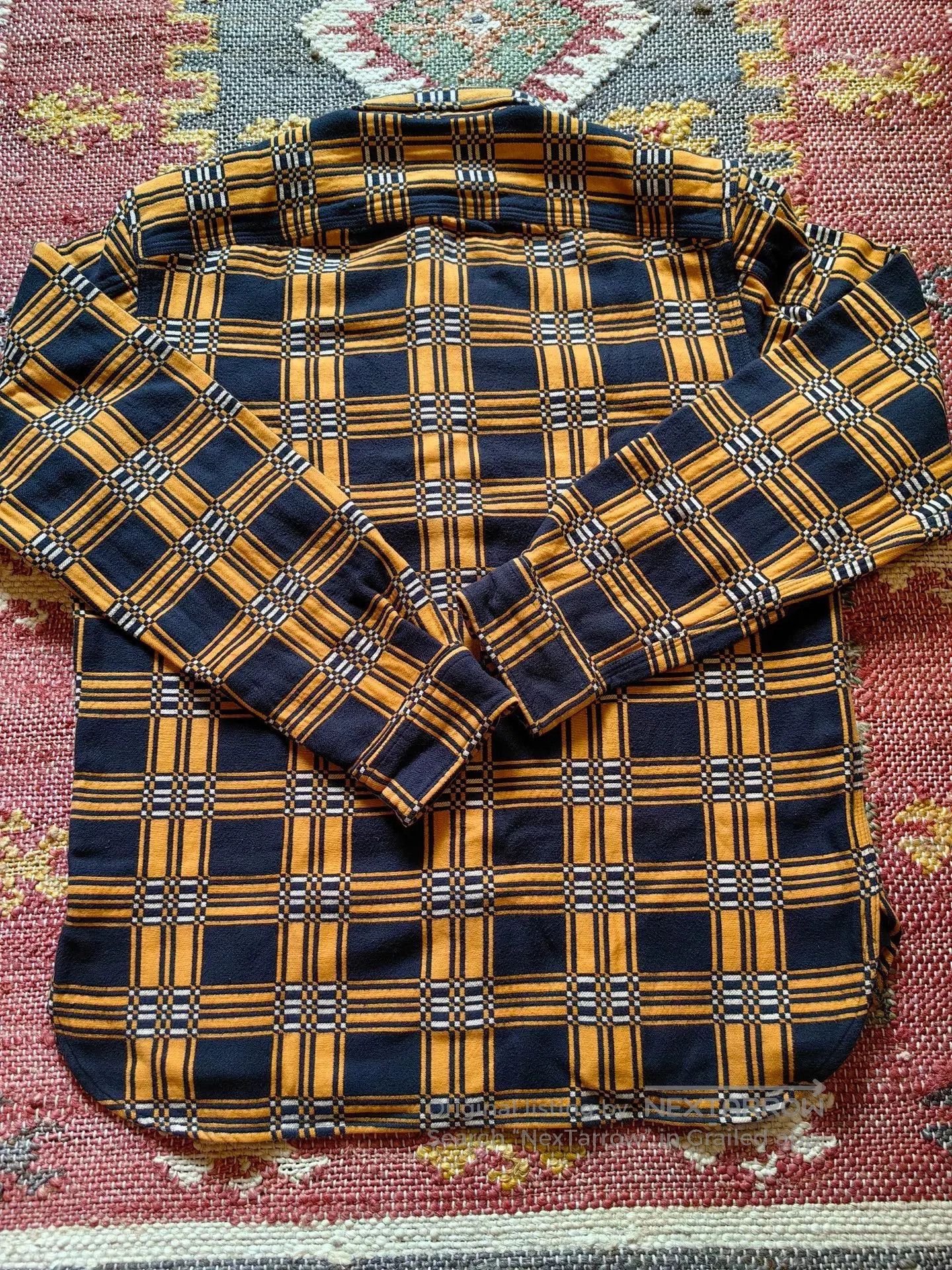 RRL Ralph Lauren RRL Slim Fit Jacquard Work Shirt. Size US M / EU 48-50 / 2 - 2 Thumbnail
