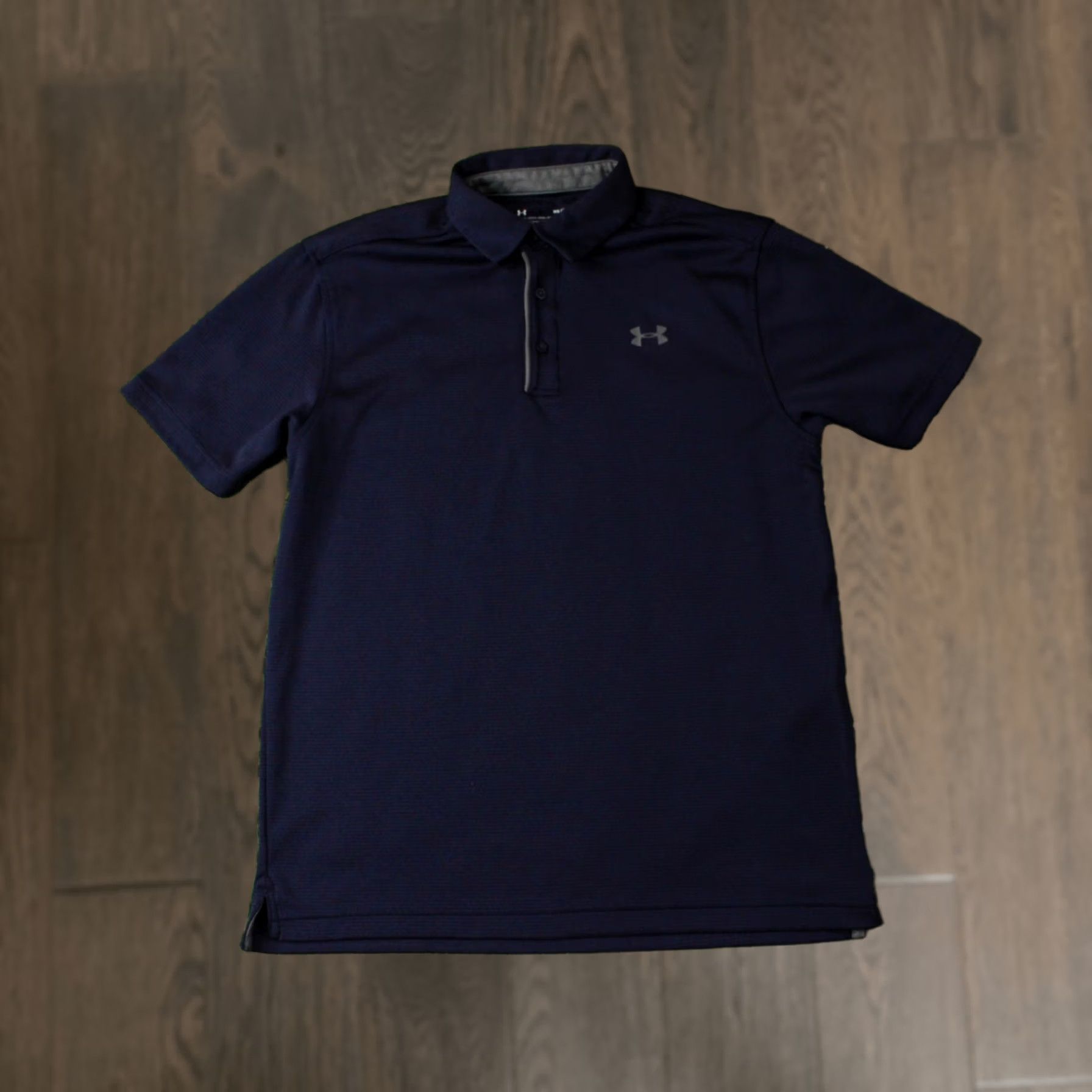 Under Armour Under Armour HeatGear 2020 Training Polo Shirt Jersey Adult Medium Navy Blue Gray Mens Size US M / EU 48-50 / 2 - 1 Thumbnail