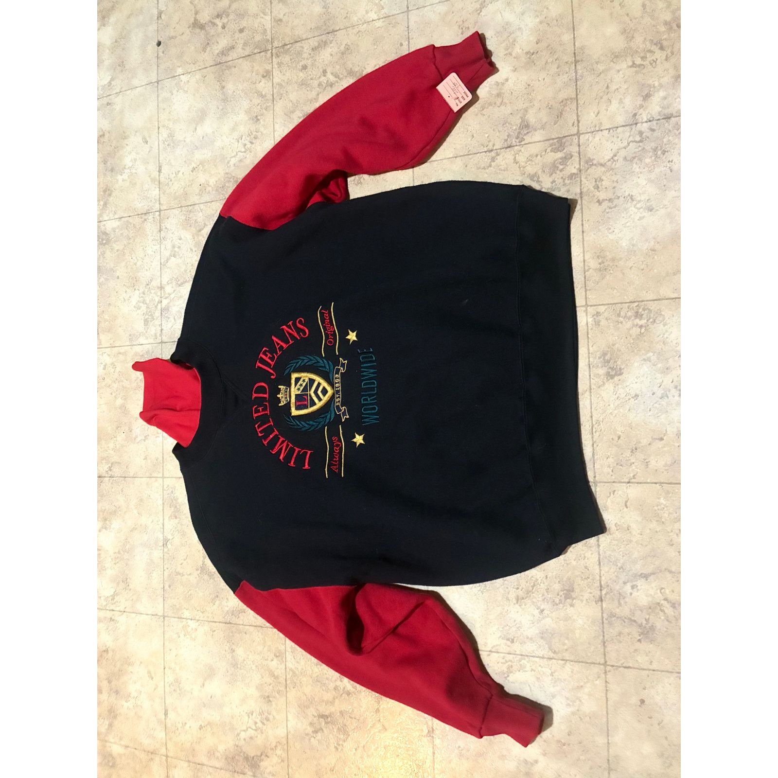 & Other Stories Vintage Limited Jeans Sweatshirt size 14 + Turtleneck Size L / US 10 / IT 46 - 2 Thumbnail
