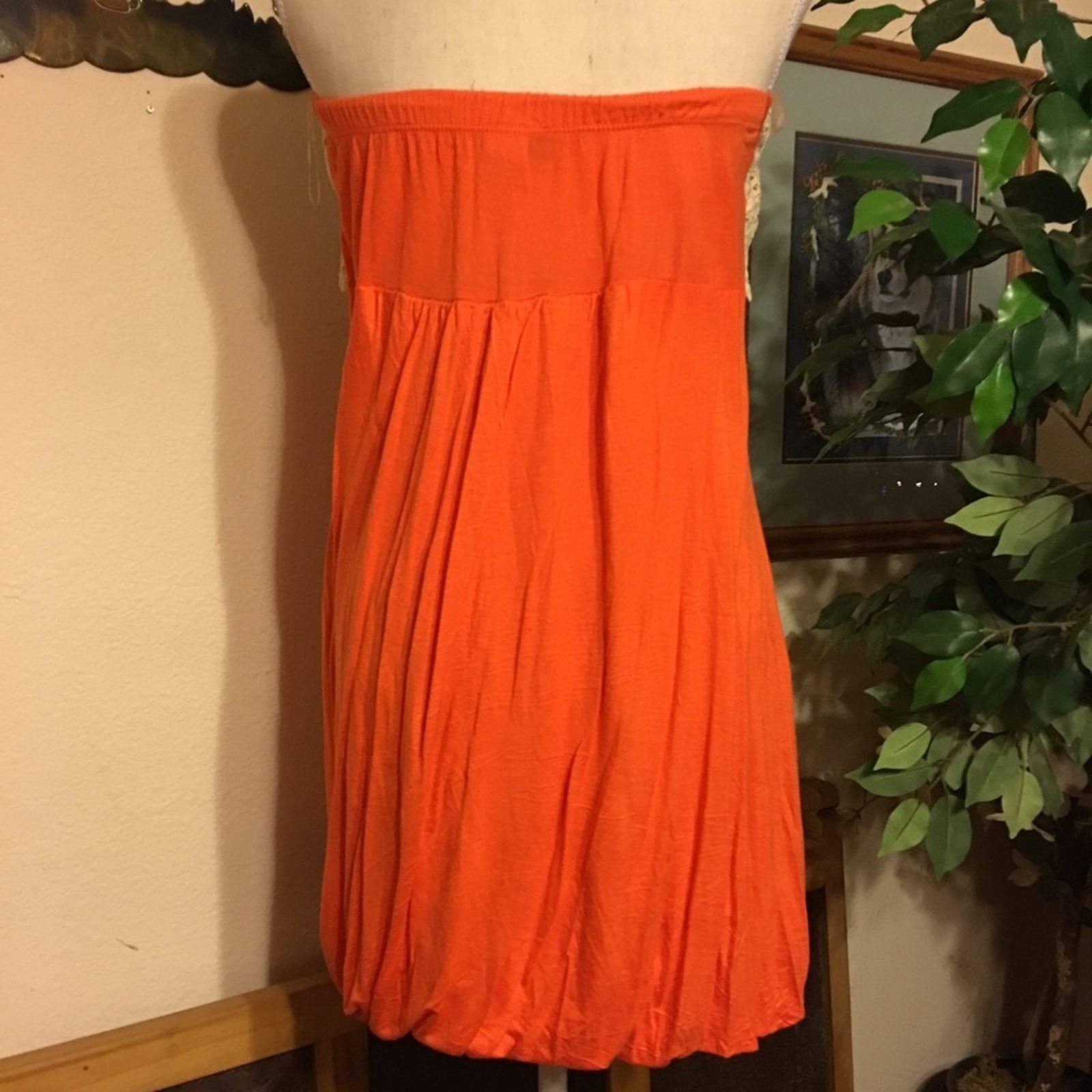 Other Trac coral and lace tube top bubble dress XL Size XL / US 12-14 / IT 48-50 - 6 Thumbnail