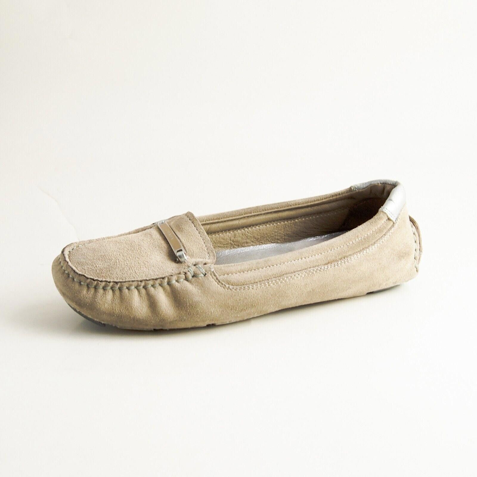 Prada Prada Driving Loafers Beige Suede Womens EU 36 US 6 Size US 6 / IT 36 - 3 Thumbnail
