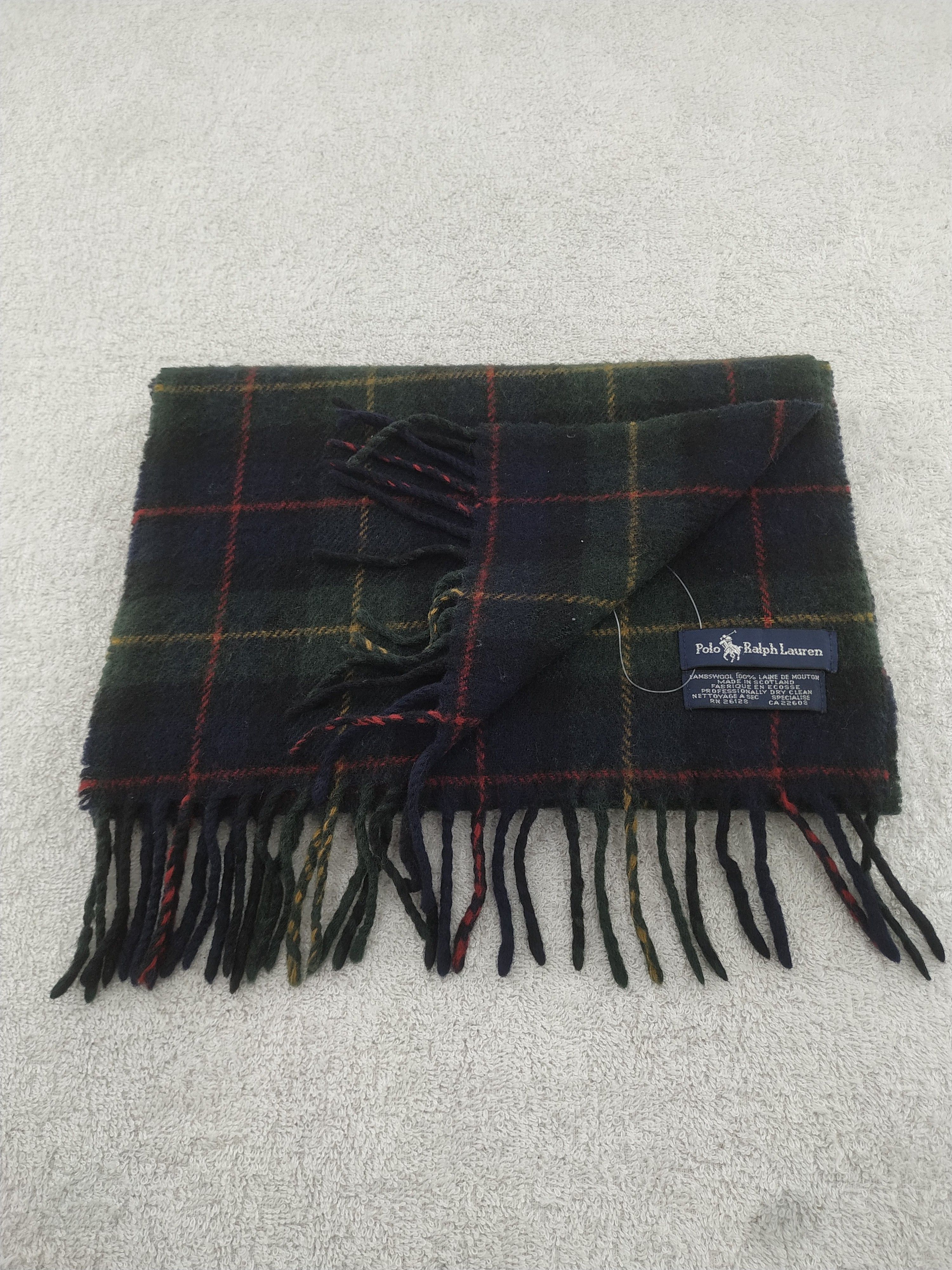 Polo Ralph Lauren Vintage Polo Ralph Lauren Scarf/Muffler/Neckwear MF121 Size ONE SIZE - 4 Thumbnail