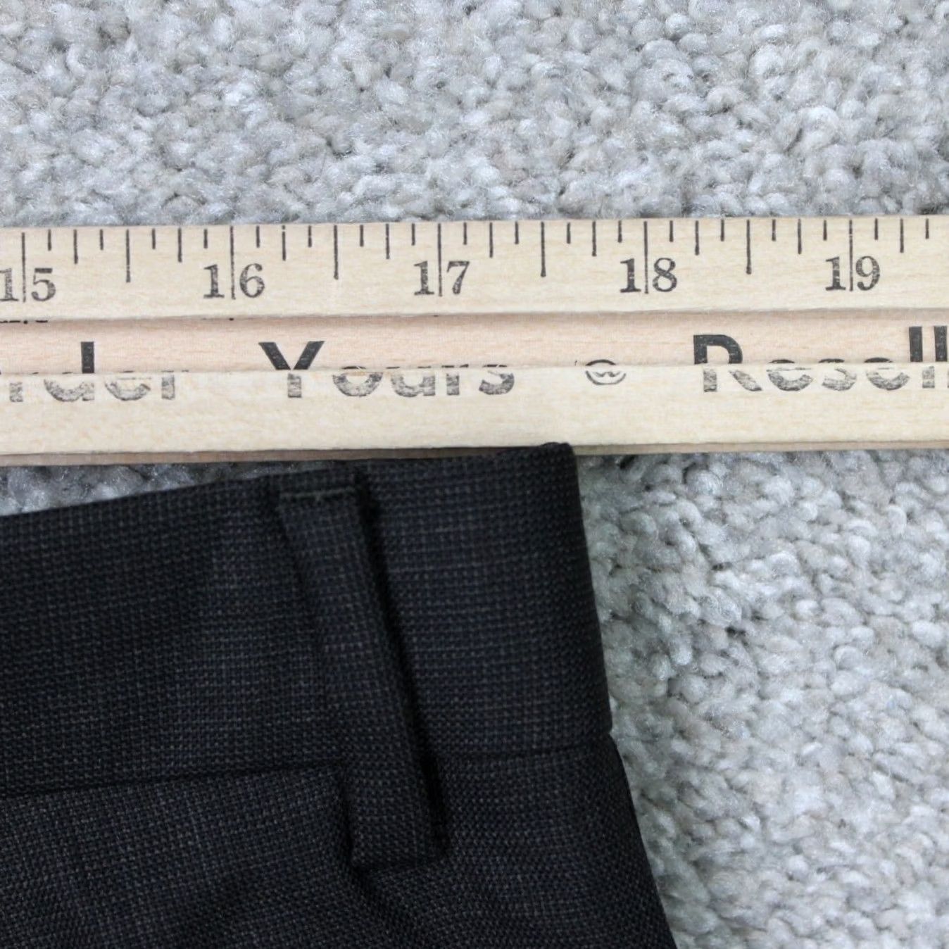 Banana Republic Banana Republic Pants Mens 35x30 Brown Wool Flat Front Dress Pants Slim Straight Fits Casual Business Formal Loose Size US 35 - 7 Thumbnail