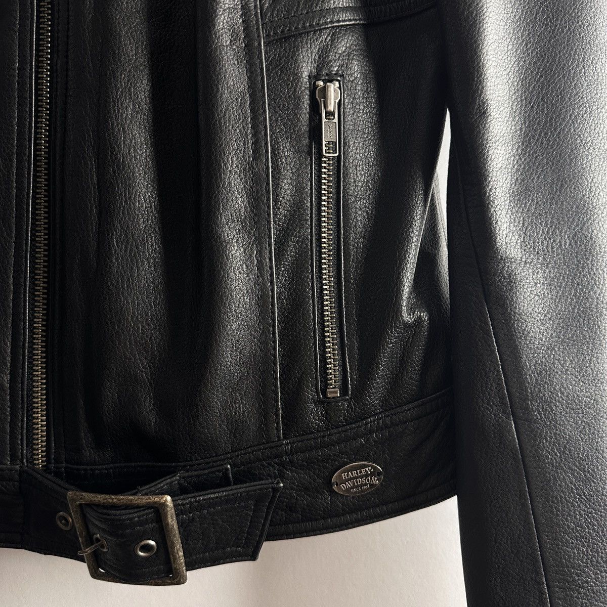 Harley Davidson Harley-Davidson Women's Leather Jacket Size S / US 4 / IT 40 - 4 Thumbnail