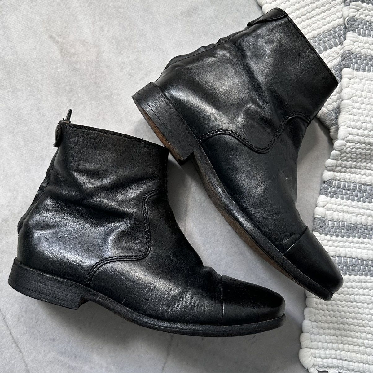 The Last Conspiracy RARE The Last Conspiracy Leather Ankle Boots Guidi Style Size US 7 / IT 37 - 2 Thumbnail