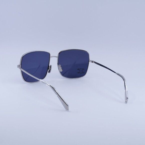 Celine Celine CL40284U 16V Sunglasses Palladium Square Frame Size ONE SIZE - 7 Thumbnail