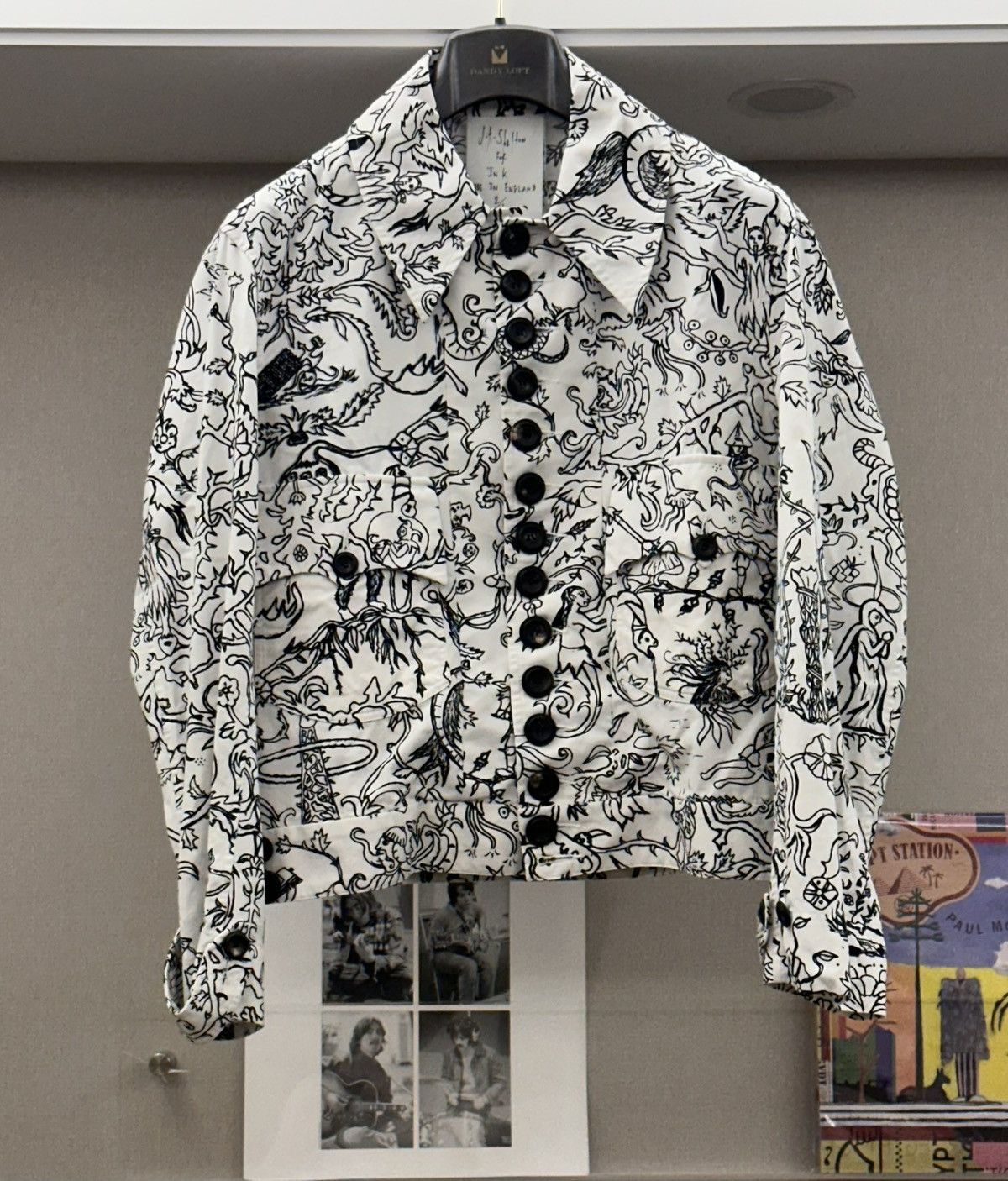 John Alexander Skelton 刺繍 シャツ Shirt John Alexander Skelton Beige size XS International in