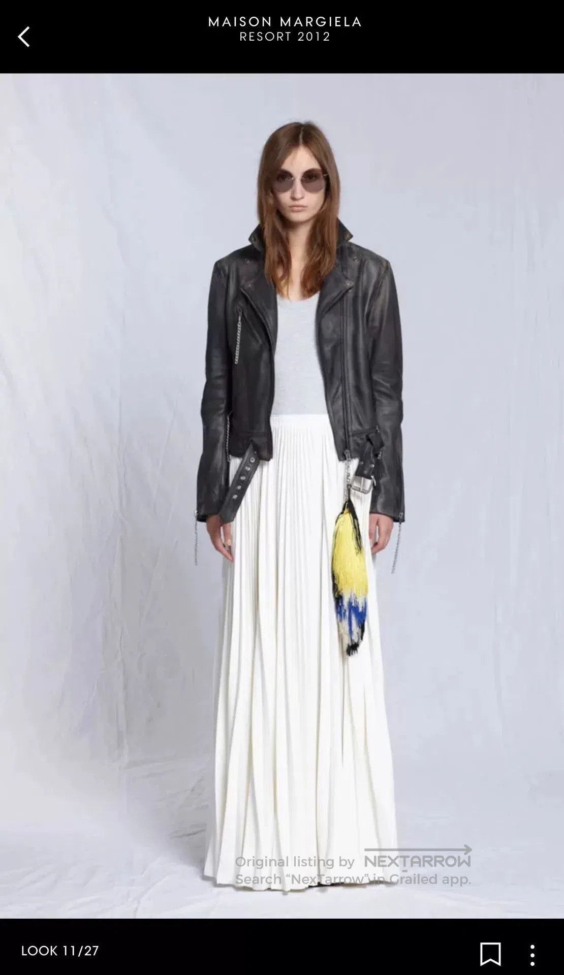 Maison Margiela Maison Martin Margiela Runway Flame Leather Jacket. Size S / US 4 / IT 40 - 1 Thumbnail
