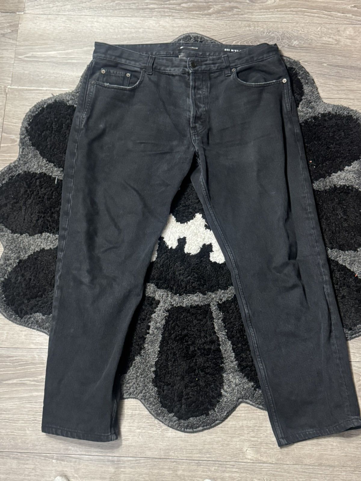Saint Laurent Paris D25 Black Denim Jeans Size 34