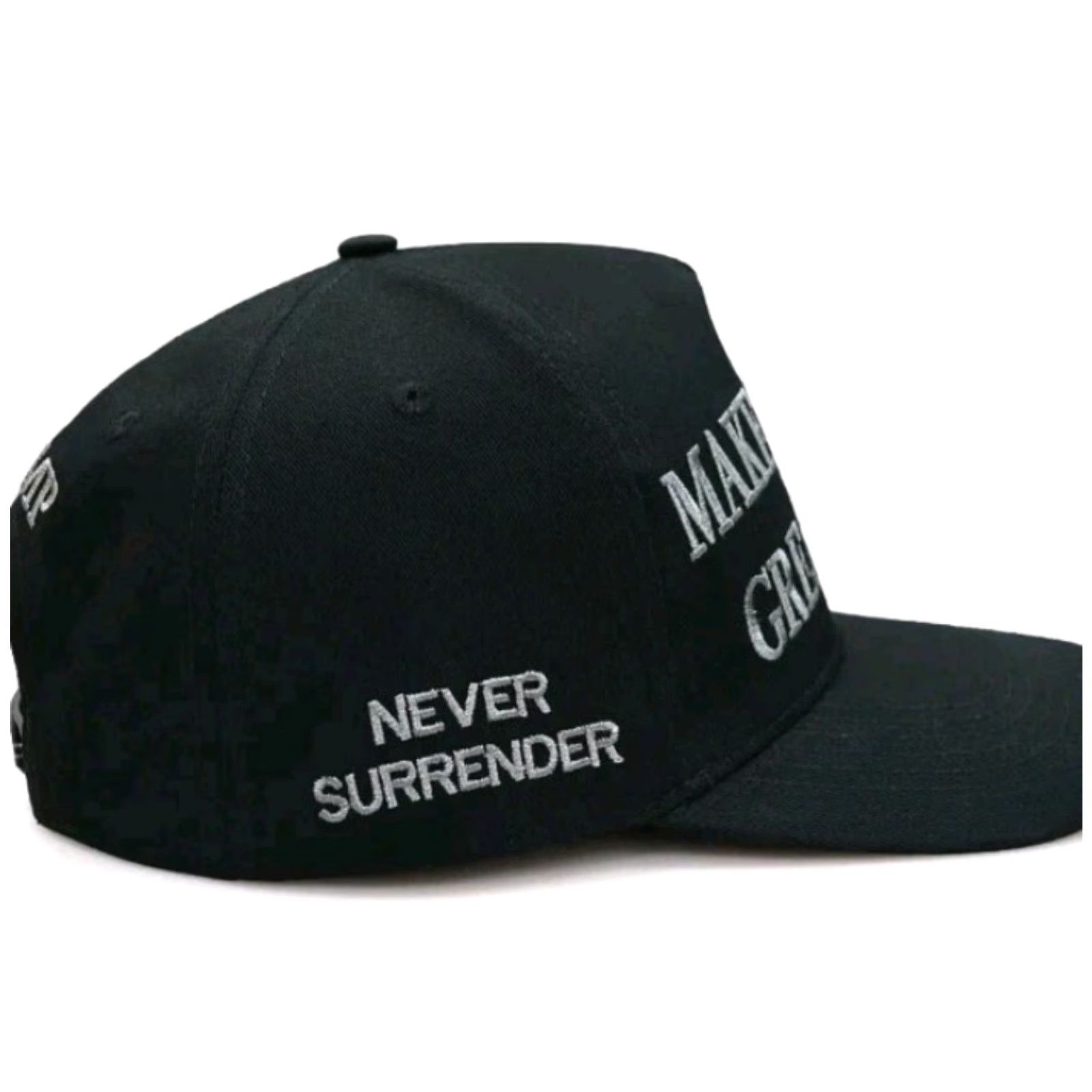 Greats Trump Hat Unisex Baseball Cap Adjustable Black Cotton MAGA 45-47 USA Patriotic Mens Womens Size ONE SIZE - 4 Thumbnail
