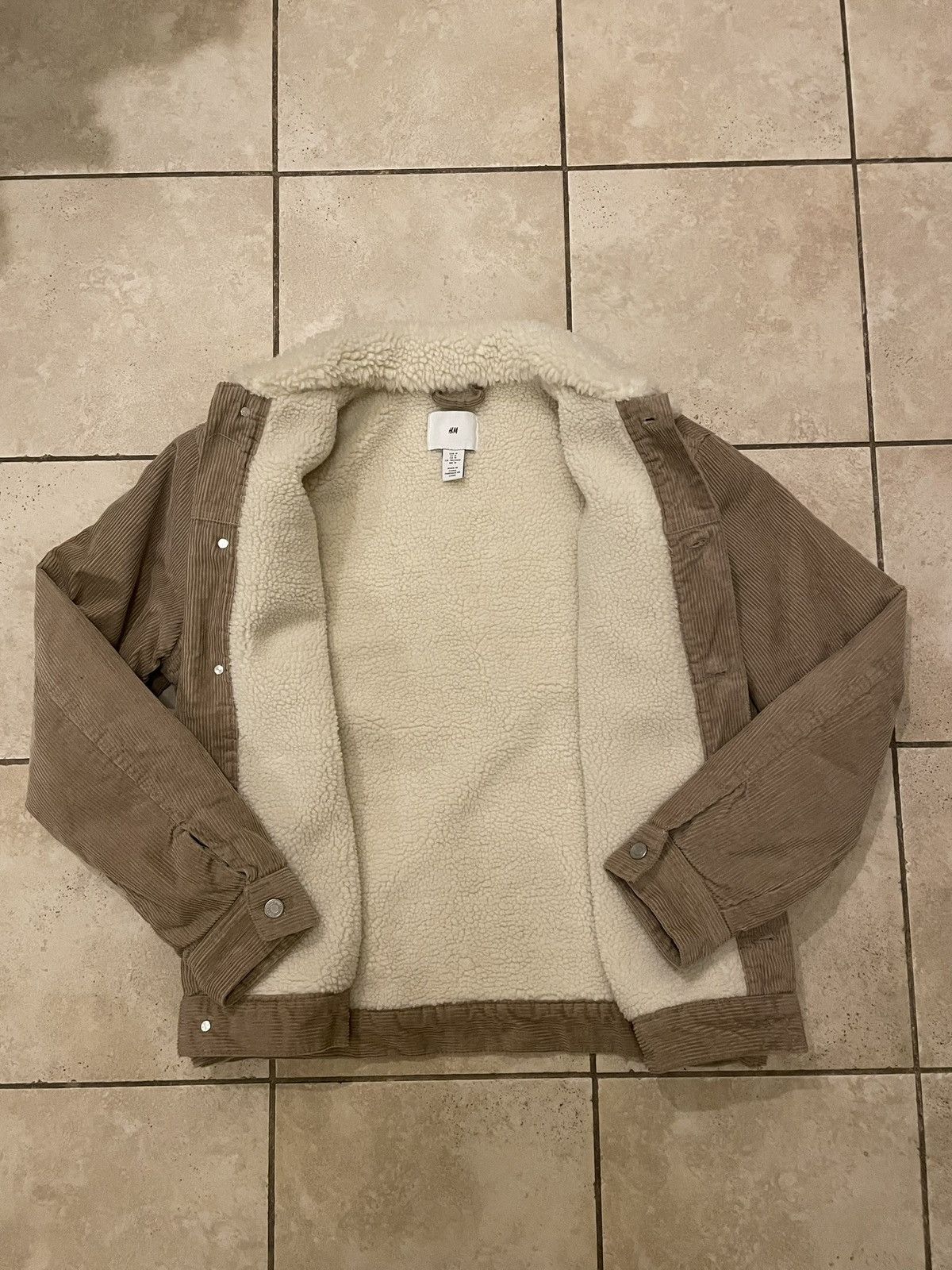 H&M × Vintage Vintage Corduroy Workwear Jacket Size US M / EU 48-50 / 2 - 2 Thumbnail