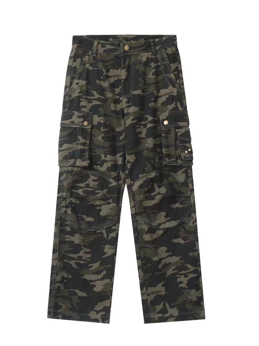 Japanese Brand Camo Baggy Cargo Pants Size US 30 / EU 46 - 6 Thumbnail