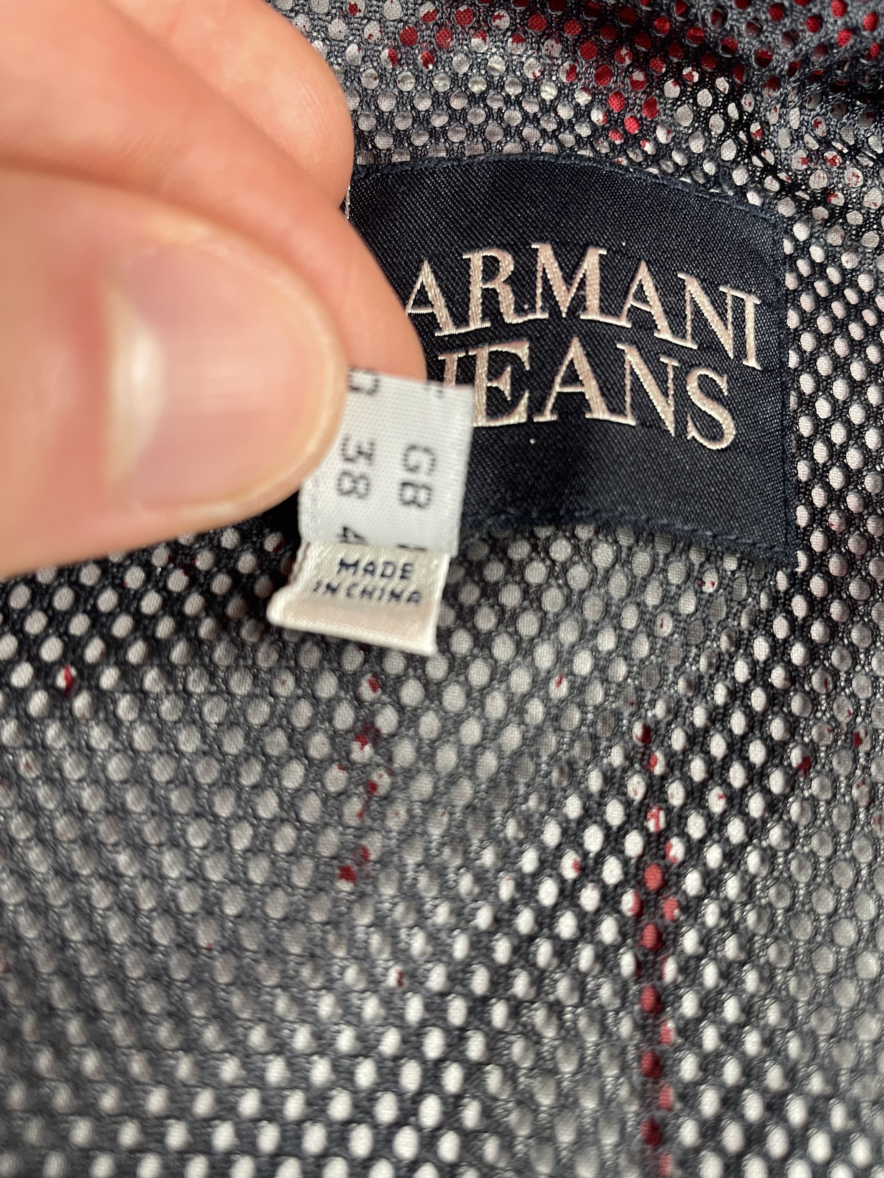 Armani vintage Armani Jeans windbreaker with packable hood Size US M / EU 48-50 / 2 - 12 Thumbnail