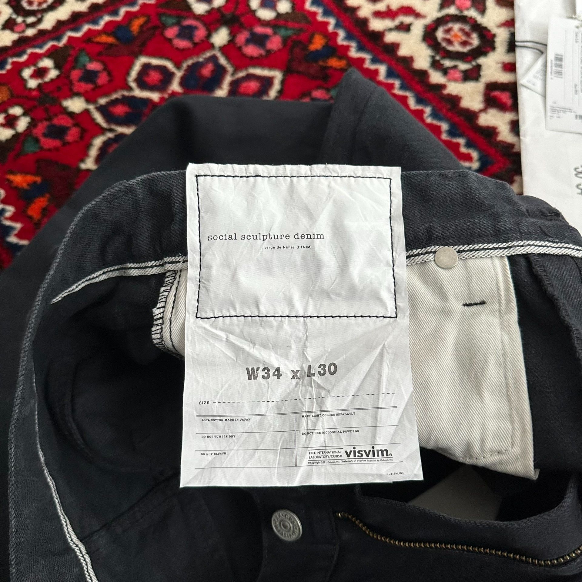 Visvim visvim 24AW 03 CMYK Black Jeans Size US 34 / EU 50 - 7 Thumbnail