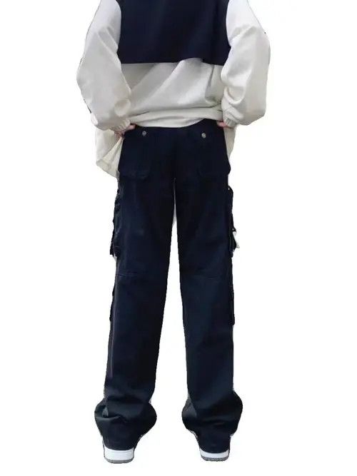 VIBE Retro patchwork skull patch embroidered rare cargo trousers Size US 34 / EU 50 - 6 Thumbnail