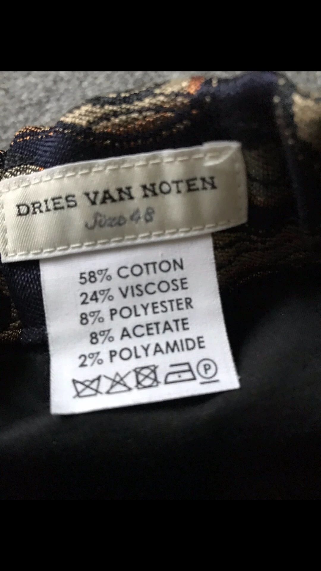 Dries Van Noten DVN Heavy Embroidery Panel Runway Chinos 48 Size US 32 / EU 48 - 6 Thumbnail
