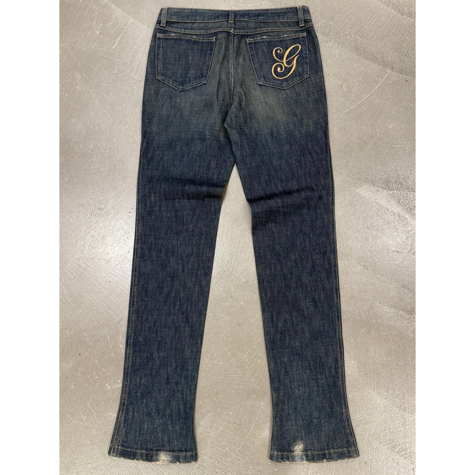 Gucci 2000s Gucci by Tom Ford embroidered logo jeans Size 30" / US 8 / IT 44 - 3 Thumbnail