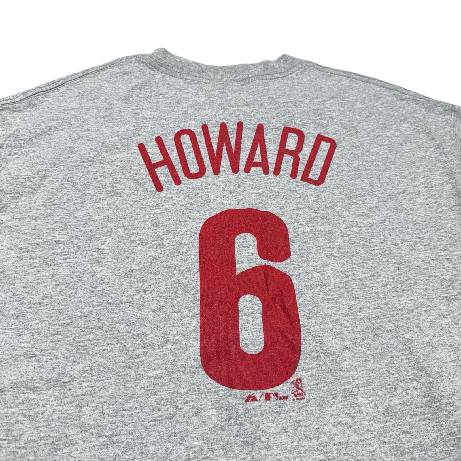 Majestic Majestic Philadelphia Phillies Y2K Ryan Howard T-Shirt Size US XL / EU 56 / 4 - 5 Thumbnail