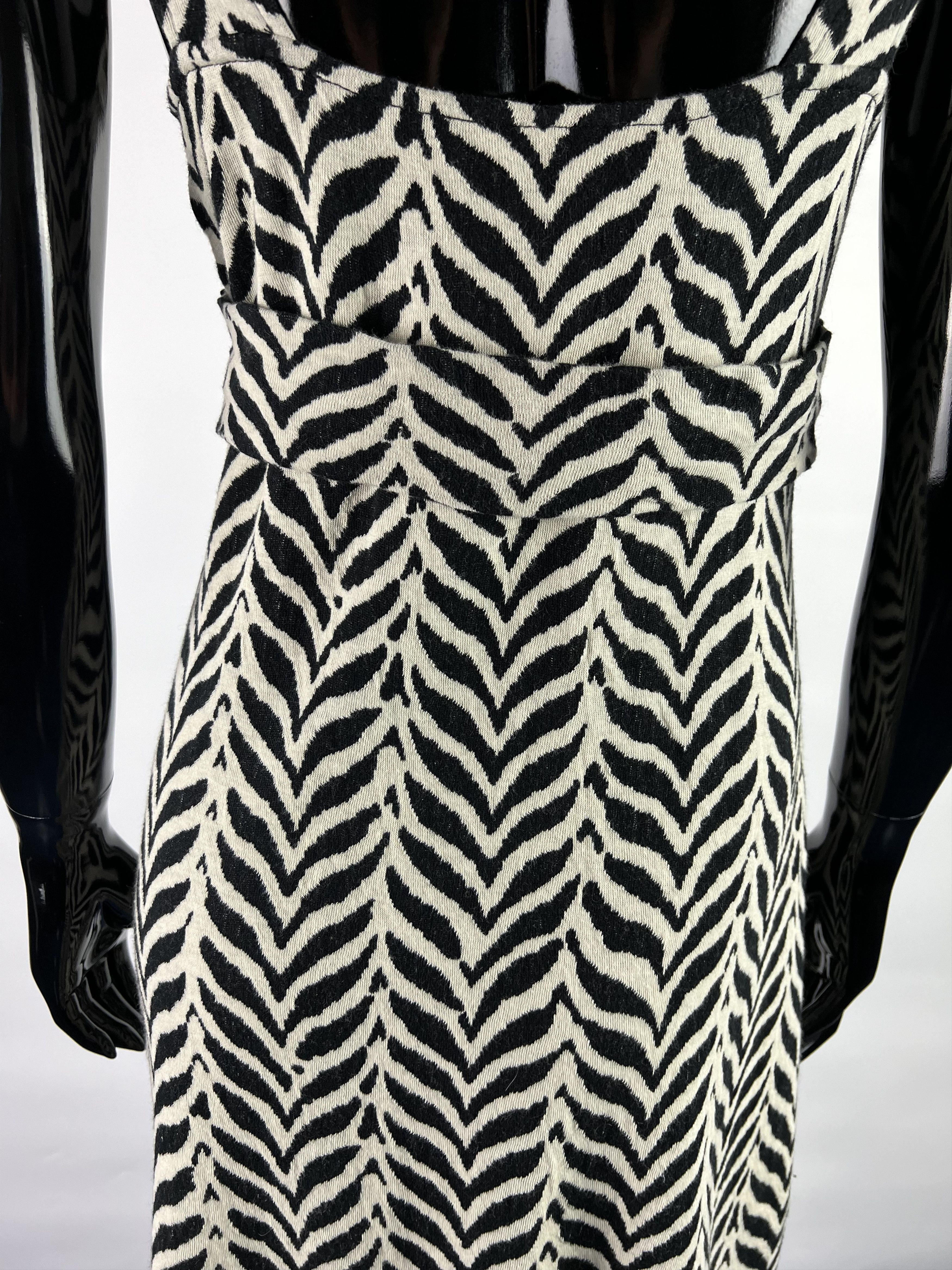 Diane von Furstenberg × Vintage VTG Diane Von Furstenberg Cotton Sleeveless Belted Dress US6 Size M / US 6-8 / IT 42-44 - 3 Thumbnail