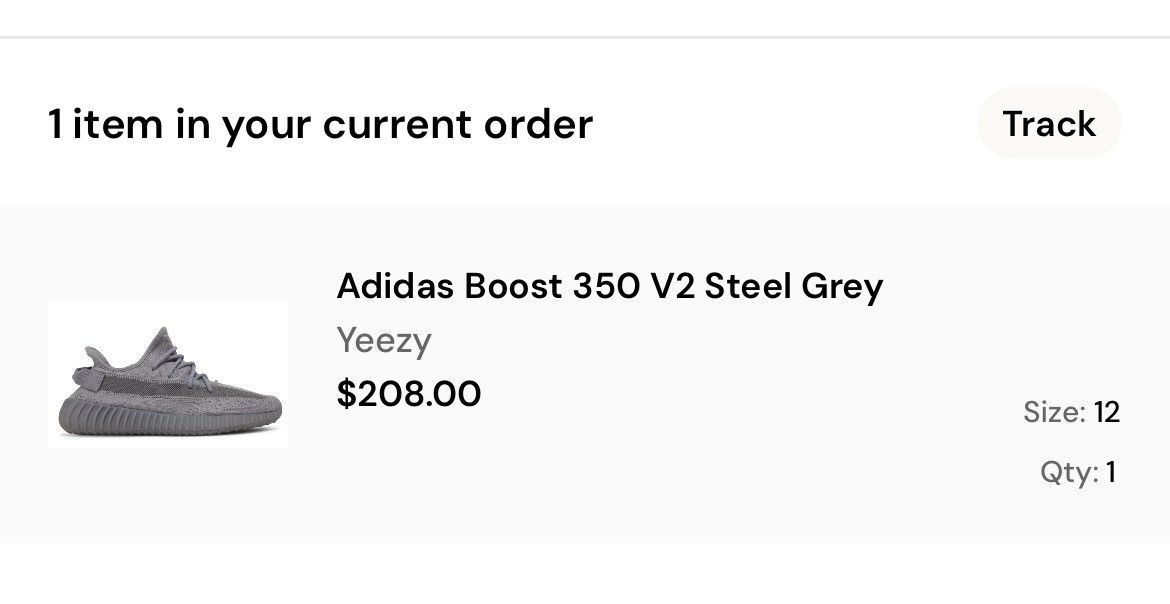 Adidas Yeezy Boost 350 Steel Grey Size US 12 / EU 45 - 6 Thumbnail